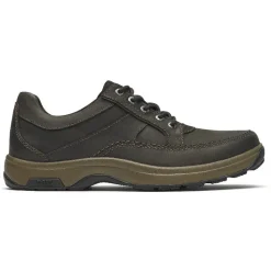 Wide|Shoes>Rockport Men's Midland Waterproof Oxford BROWNNUBUCK