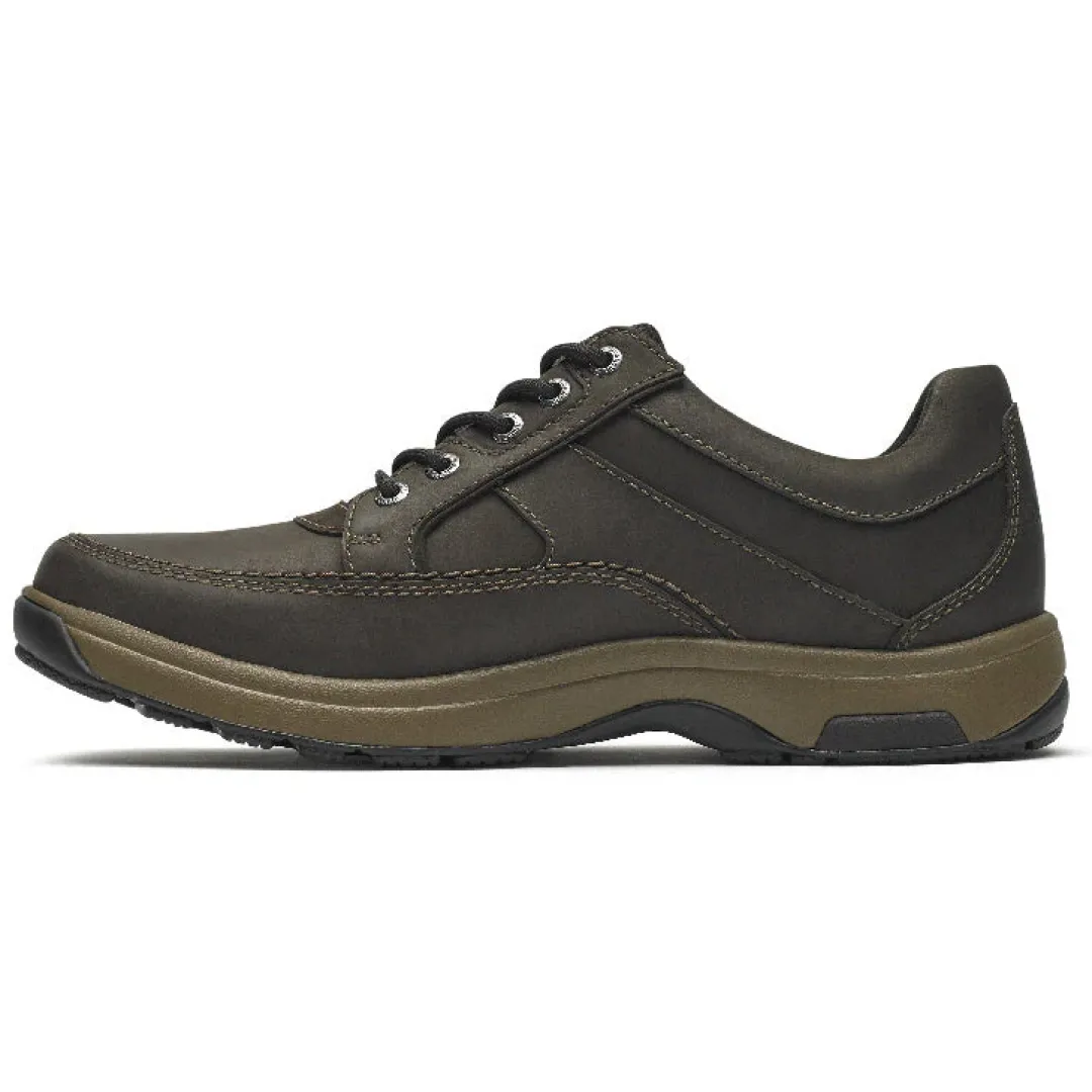 Wide|Shoes>Rockport Men's Midland Waterproof Oxford BROWNNUBUCK