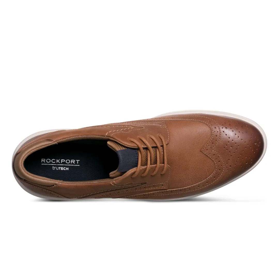 Oxfords & Lace-ups|Oxfords & Lace-ups>Rockport Men's Noah Wing Tip Walking Shoe MediumNatural