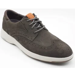 Oxfords & Lace-ups|Oxfords & Lace-ups>Rockport Men's Noah Wing Tip Walking Shoe DarkGreenSuede