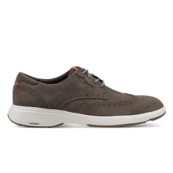Oxfords & Lace-ups|Oxfords & Lace-ups>Rockport Men's Noah Wing Tip Walking Shoe DarkGreenSuede