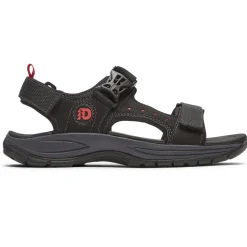 Sandals>Rockport Men's Nolan Water-Friendly Sandal BLACK