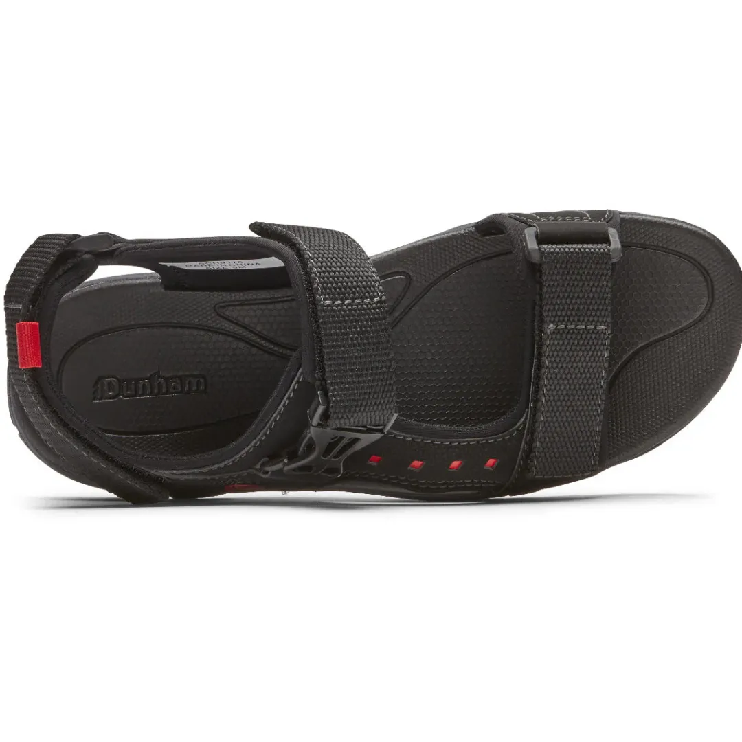 Sandals>Rockport Men's Nolan Water-Friendly Sandal BLACK