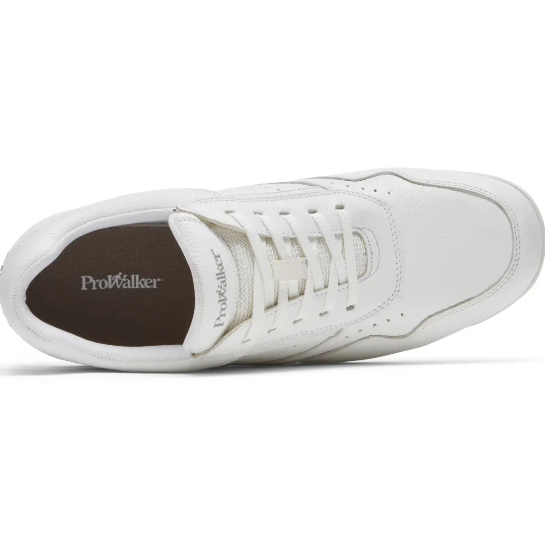 Sneakers|Sneakers>Rockport Men's ProWalker 7100 Plus Lace-Up Active Shoe WHITELEATHER