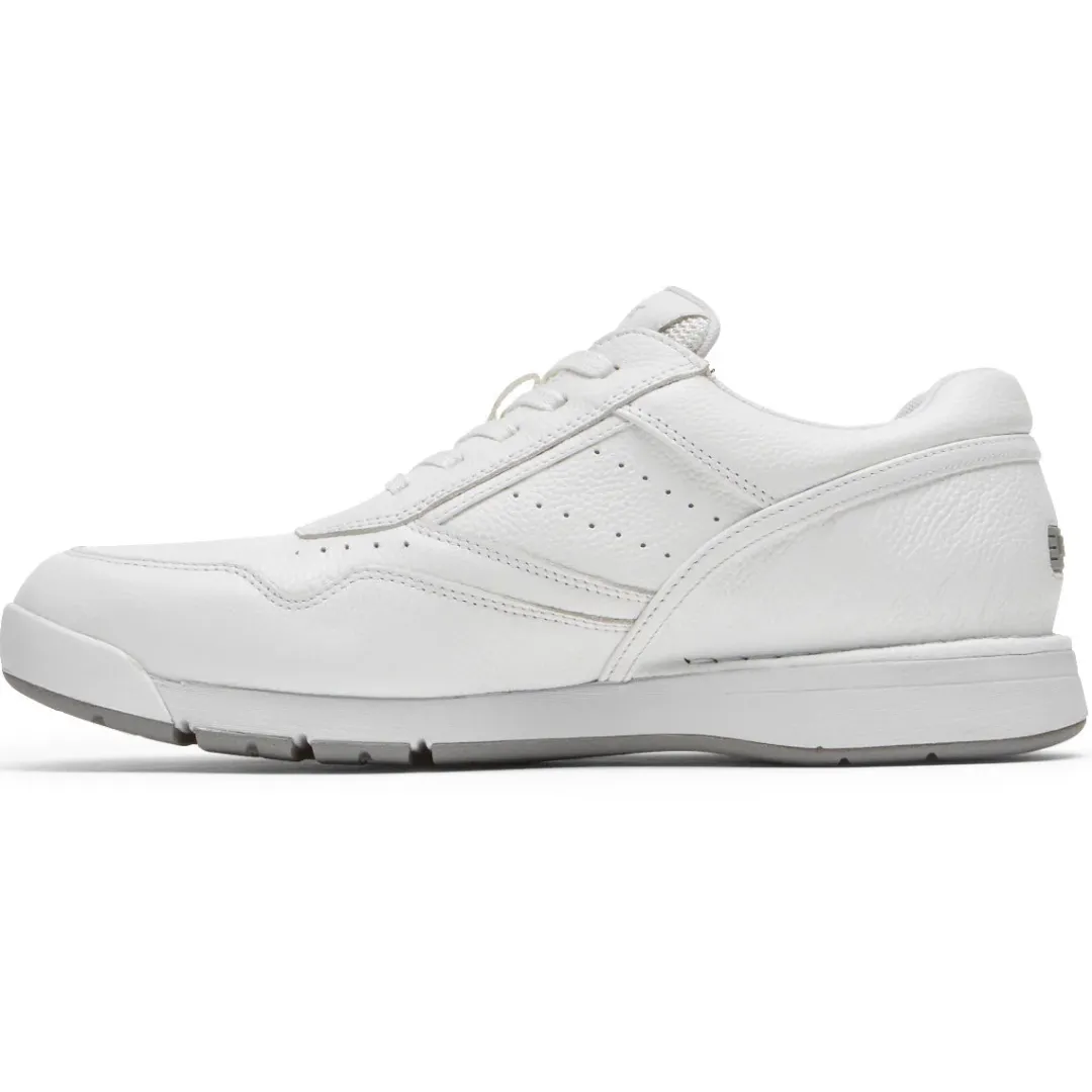 Sneakers|Sneakers>Rockport Men's ProWalker 7100 Plus Lace-Up Active Shoe WHITELEATHER