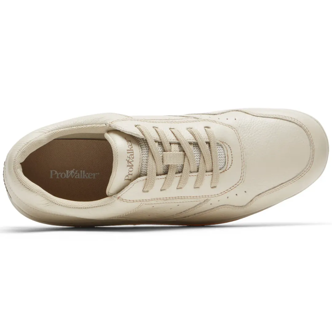 Sneakers|Sneakers>Rockport Men's ProWalker 7100 Plus Lace-Up Active Shoe OFFWHITELEA