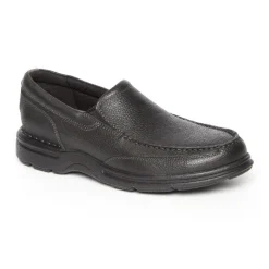 Loafers & Slip-ons|Loafers & Slip-ons>Rockport Men's Prowalker Eureka Plus Slip-On BLACK