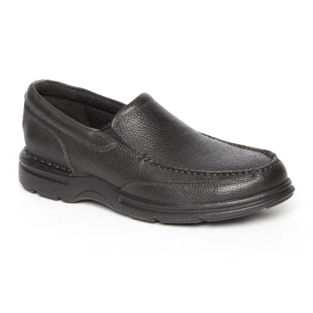 Loafers & Slip-ons|Loafers & Slip-ons>Rockport Men's Prowalker Eureka Plus Slip-On BLACK