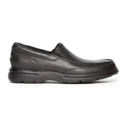 Loafers & Slip-ons|Loafers & Slip-ons>Rockport Men's Prowalker Eureka Plus Slip-On BLACK