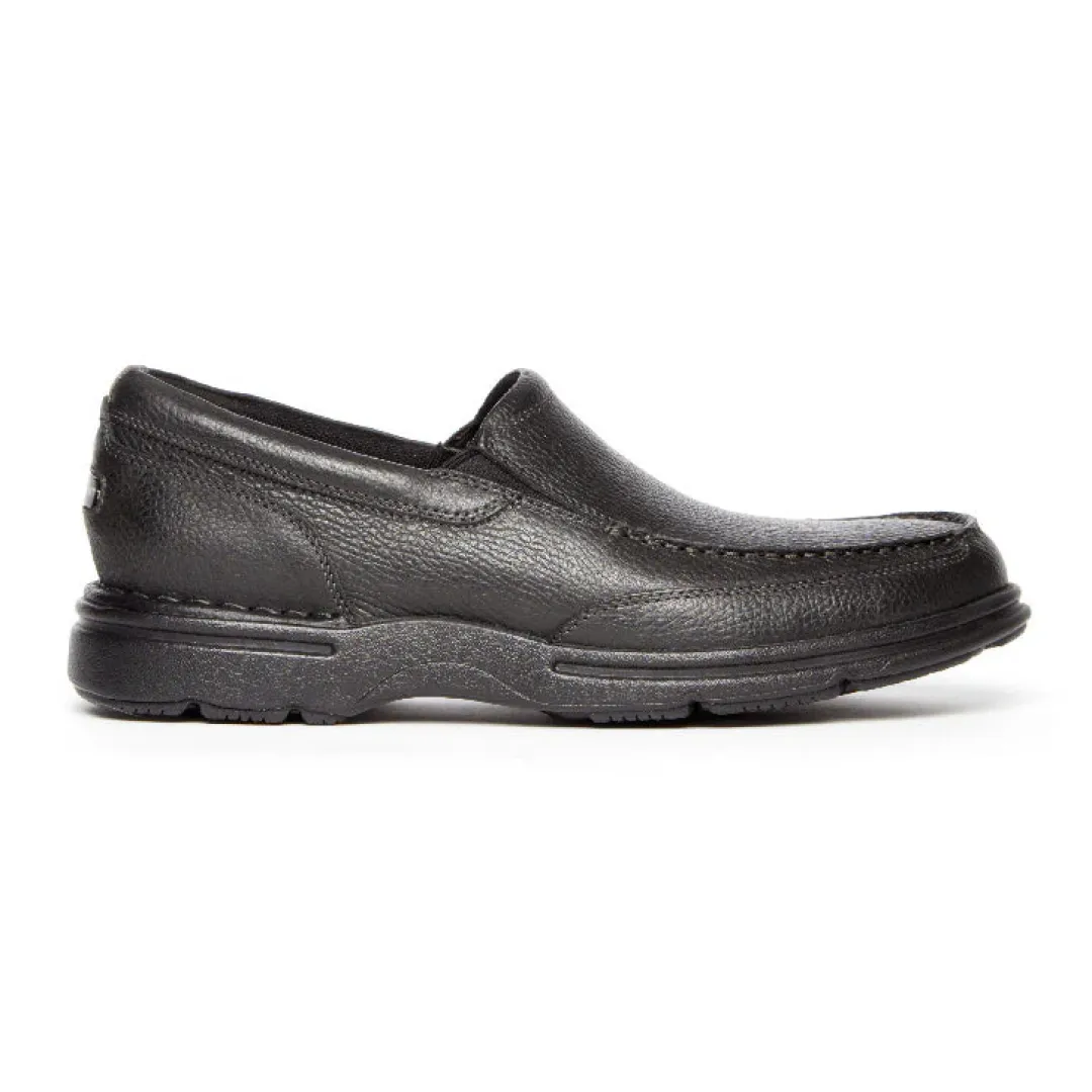 Loafers & Slip-ons|Loafers & Slip-ons>Rockport Men's Prowalker Eureka Plus Slip-On BLACK