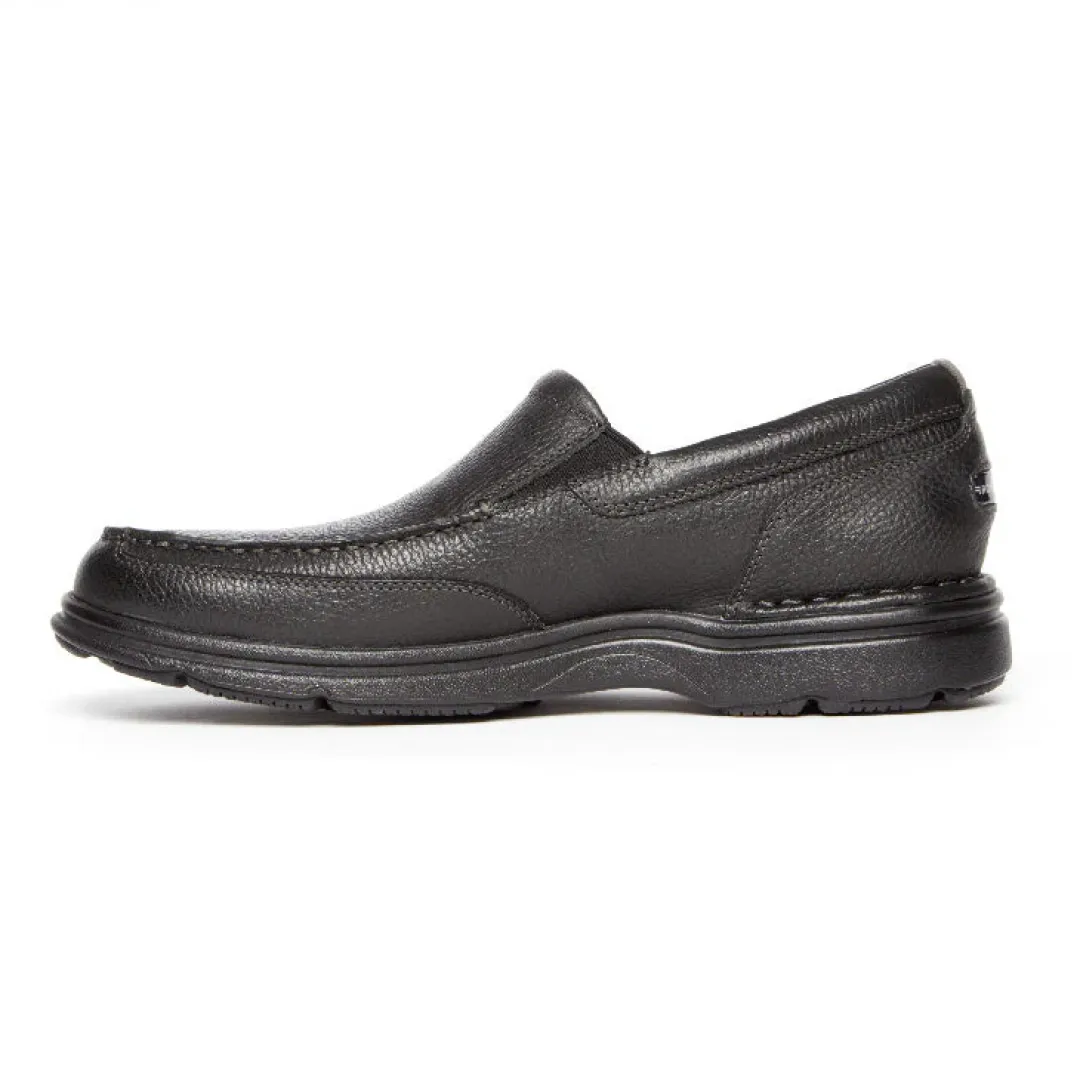 Loafers & Slip-ons|Loafers & Slip-ons>Rockport Men's Prowalker Eureka Plus Slip-On BLACK