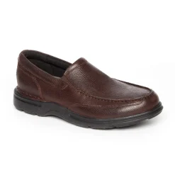 Loafers & Slip-ons|Loafers & Slip-ons>Rockport Men's Prowalker Eureka Plus Slip-On DARKBROWN