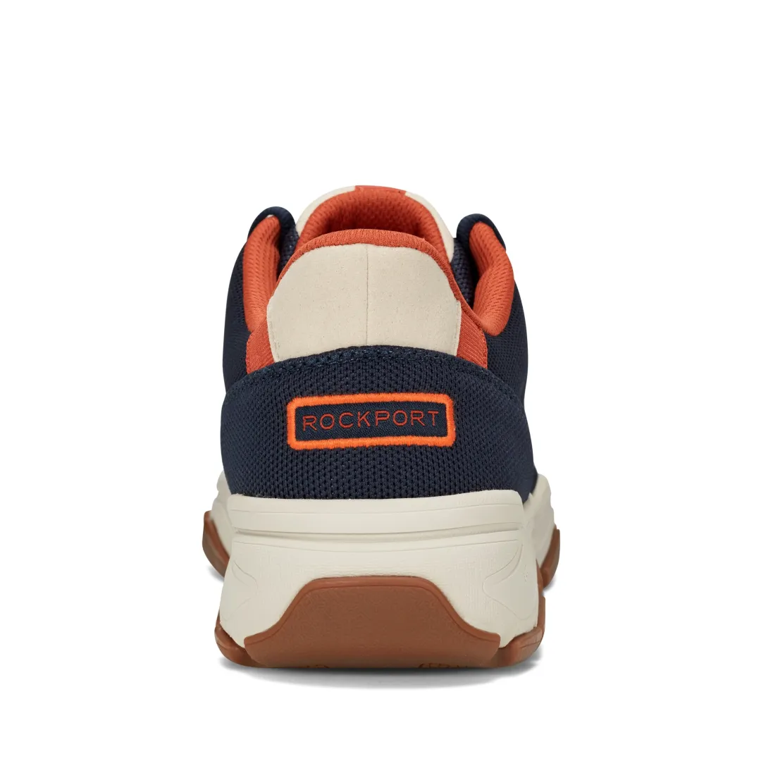 Sneakers|Sneakers>Rockport Men's Rafferty Step Activated Lace-up Casual Sneakers DarkBlue