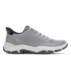 Sneakers|Sneakers>Rockport Men's Rafferty Step Activated Lace-up Casual Sneakers MediumGray