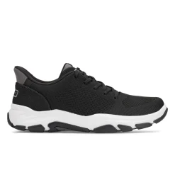Sneakers|Sneakers>Rockport Men's Rafferty Step Activated Lace-up Casual Sneakers Black