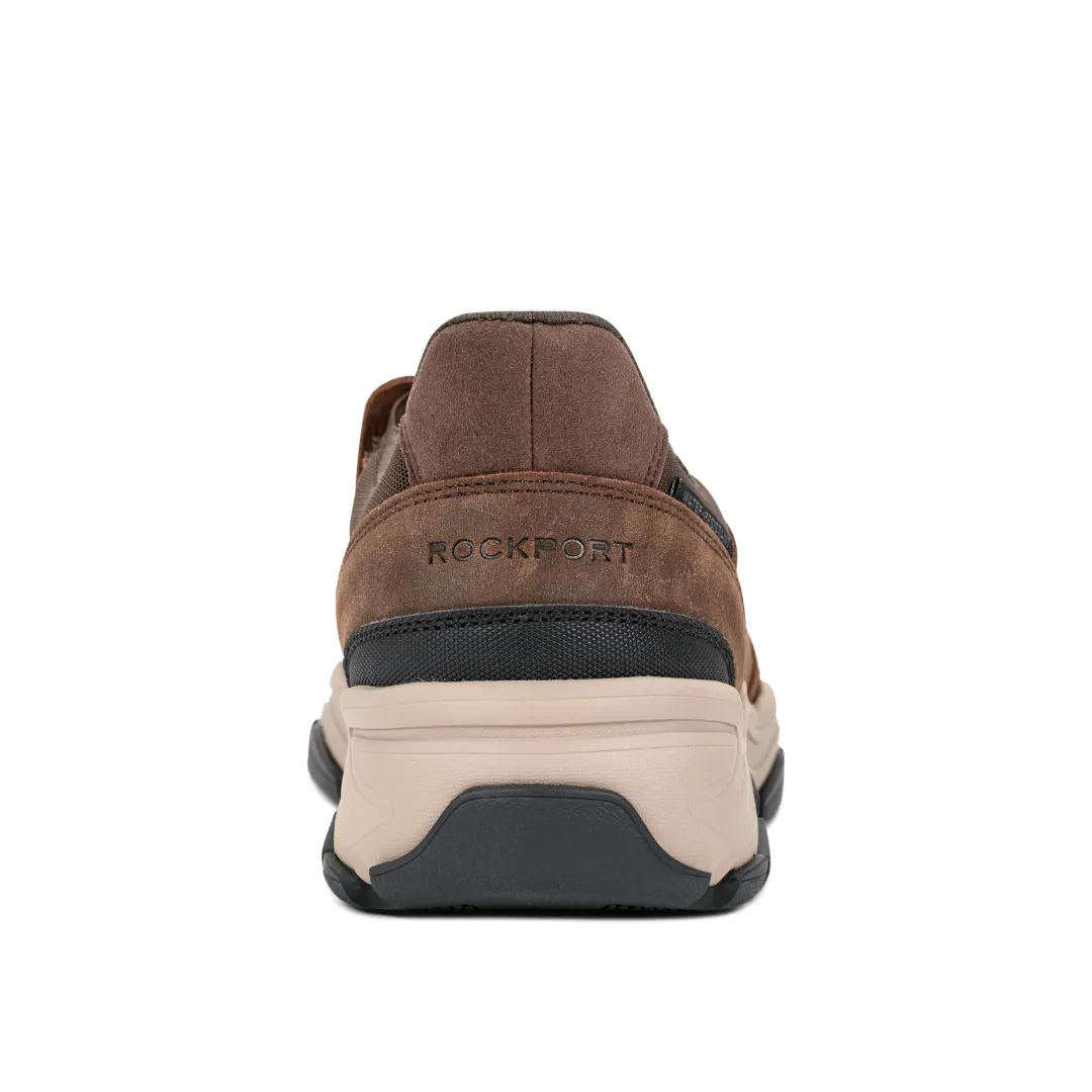 Sneakers|Sneakers>Rockport Men's Reece Step Activated Casual Slip-on MediumBrown