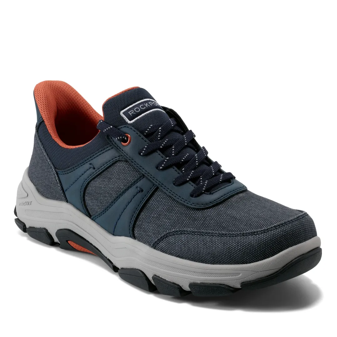 Oxfords & Lace-ups|Oxfords & Lace-ups>Rockport Men's Rhett Step Activated Casual Lace-up DarkBlueCanvas
