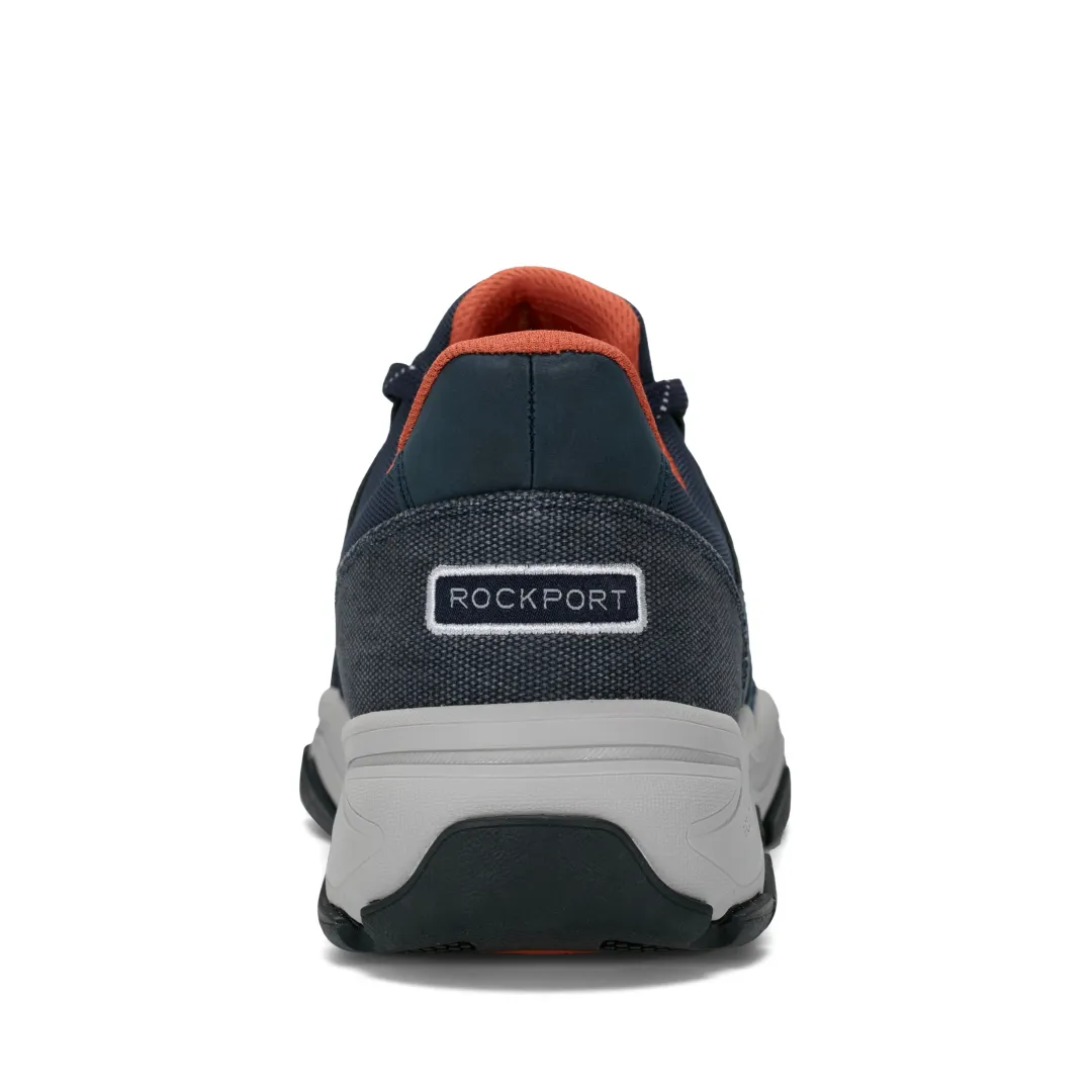 Oxfords & Lace-ups|Oxfords & Lace-ups>Rockport Men's Rhett Step Activated Casual Lace-up DarkBlueCanvas