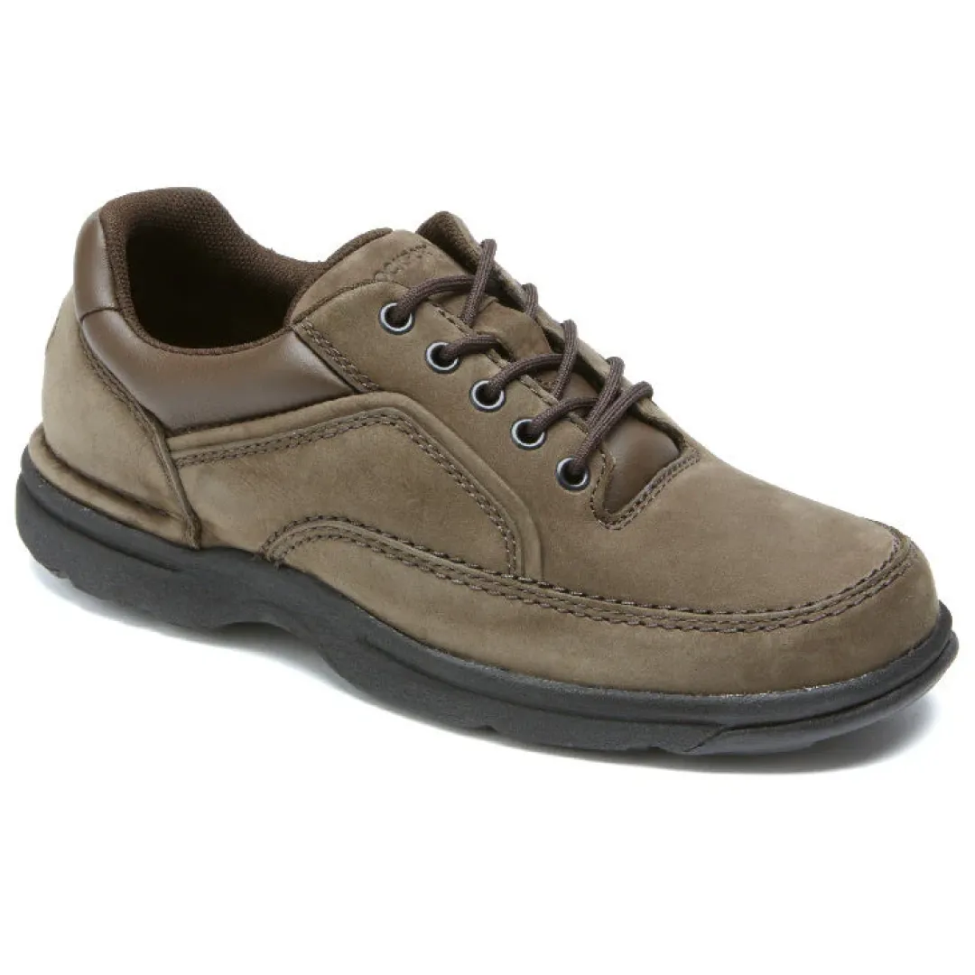 Sneakers|Sneakers>Rockport Men's Ridgefield Eureka Lace-Up CHOCOLATENUBUCK