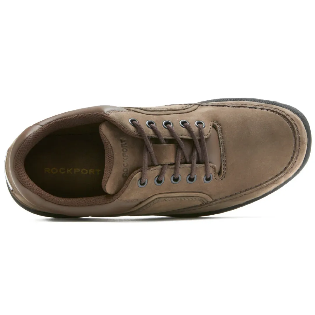 Sneakers|Sneakers>Rockport Men's Ridgefield Eureka Lace-Up CHOCOLATENUBUCK