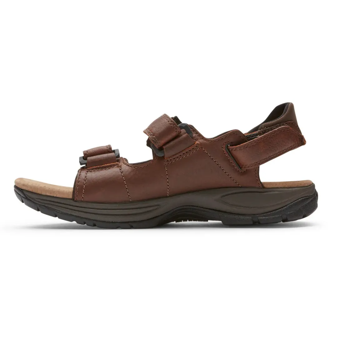 Sandals>Rockport Men's St. Johnsbury Water-Friendly Sandal BROWN