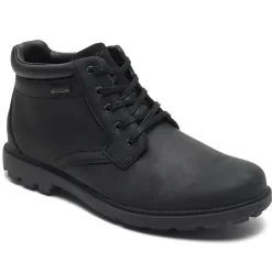Boots|Boots>Rockport Men's Storm Surge Plain Toe Boot BLACK