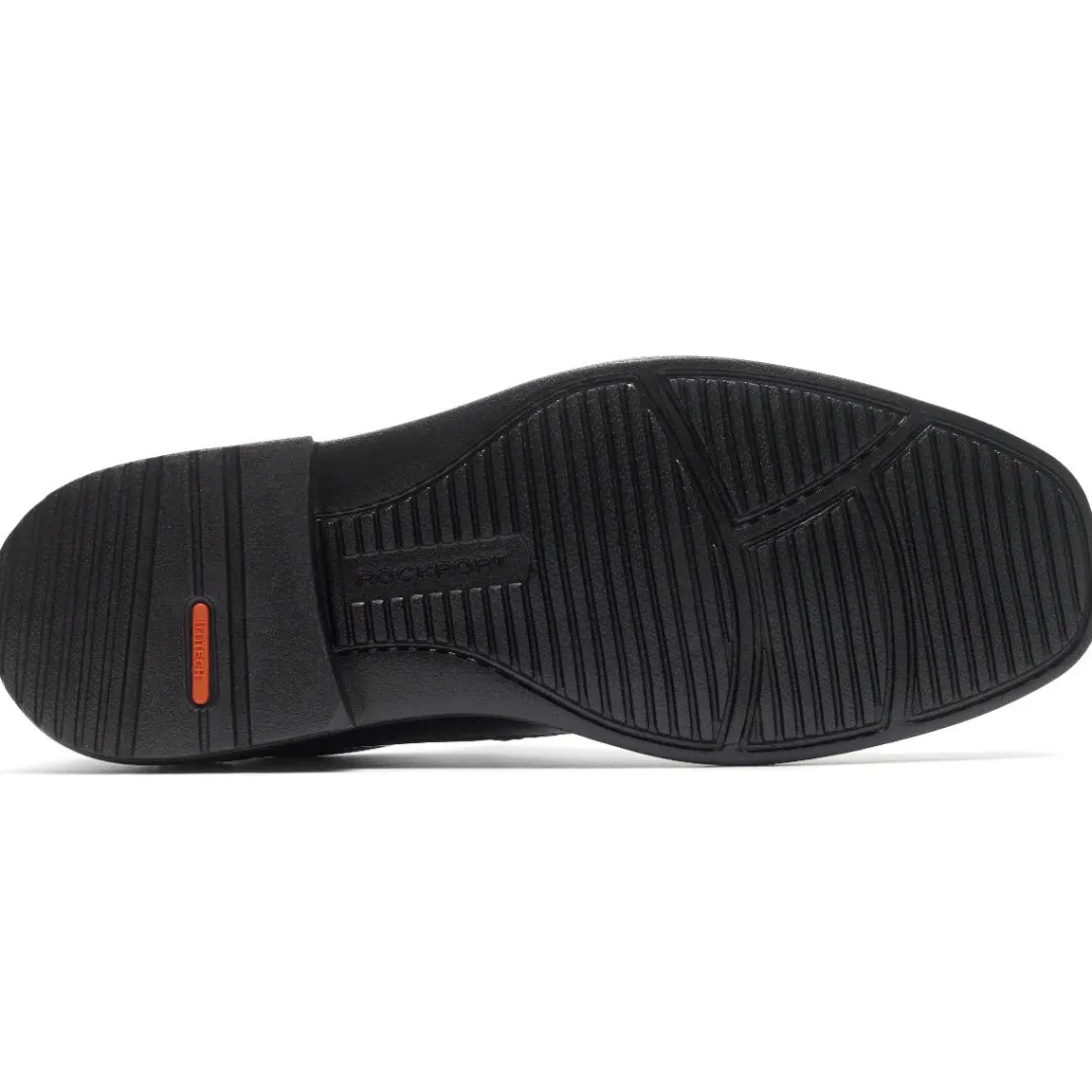 Loafers & Slip-ons|Loafers & Slip-ons>Rockport Men's Style Leader 2 Bike Toe Slip-On BLACK