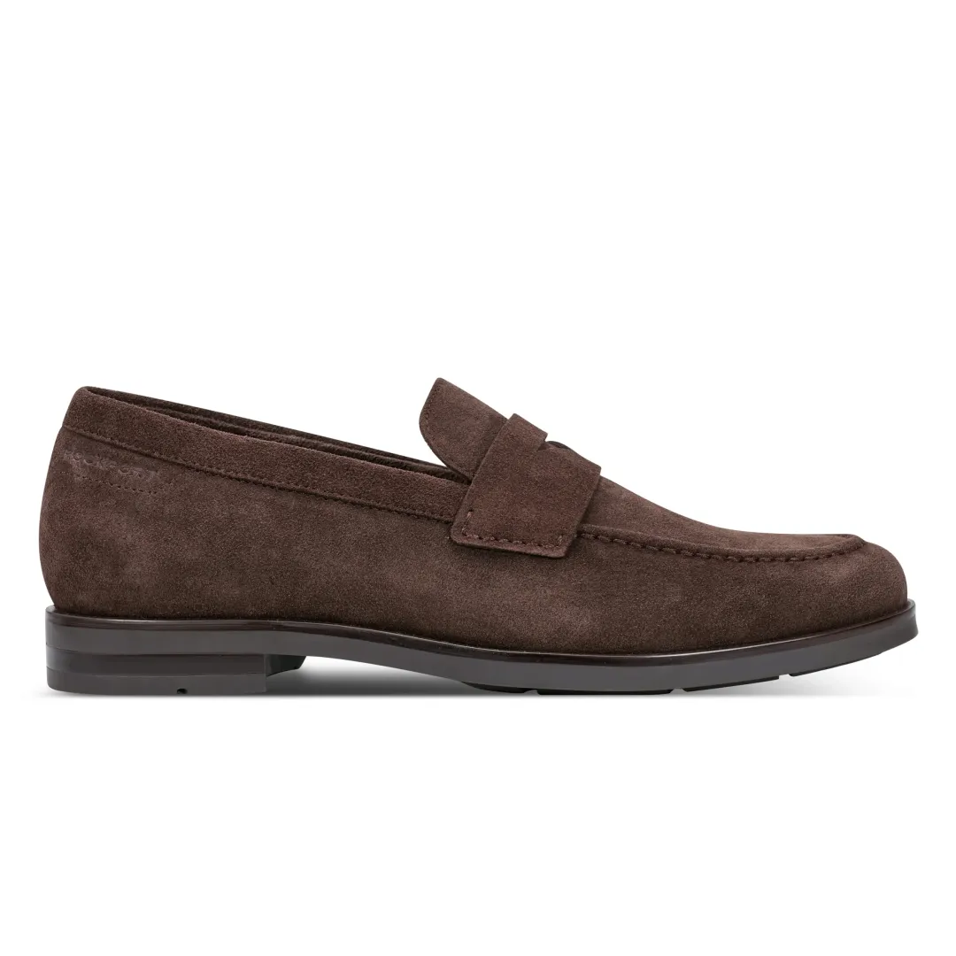 Loafers & Slip-ons|Loafers & Slip-ons>Rockport Men's Sutton Dress Slip-on Penny Loafers DarkBrown