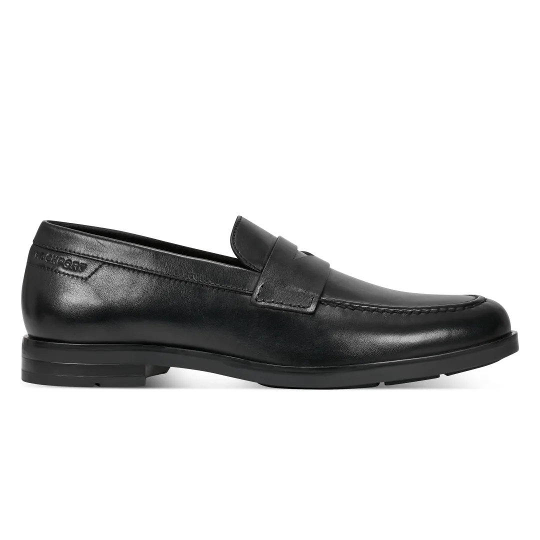 Loafers & Slip-ons|Loafers & Slip-ons>Rockport Men's Sutton Dress Slip-on Penny Loafers Black