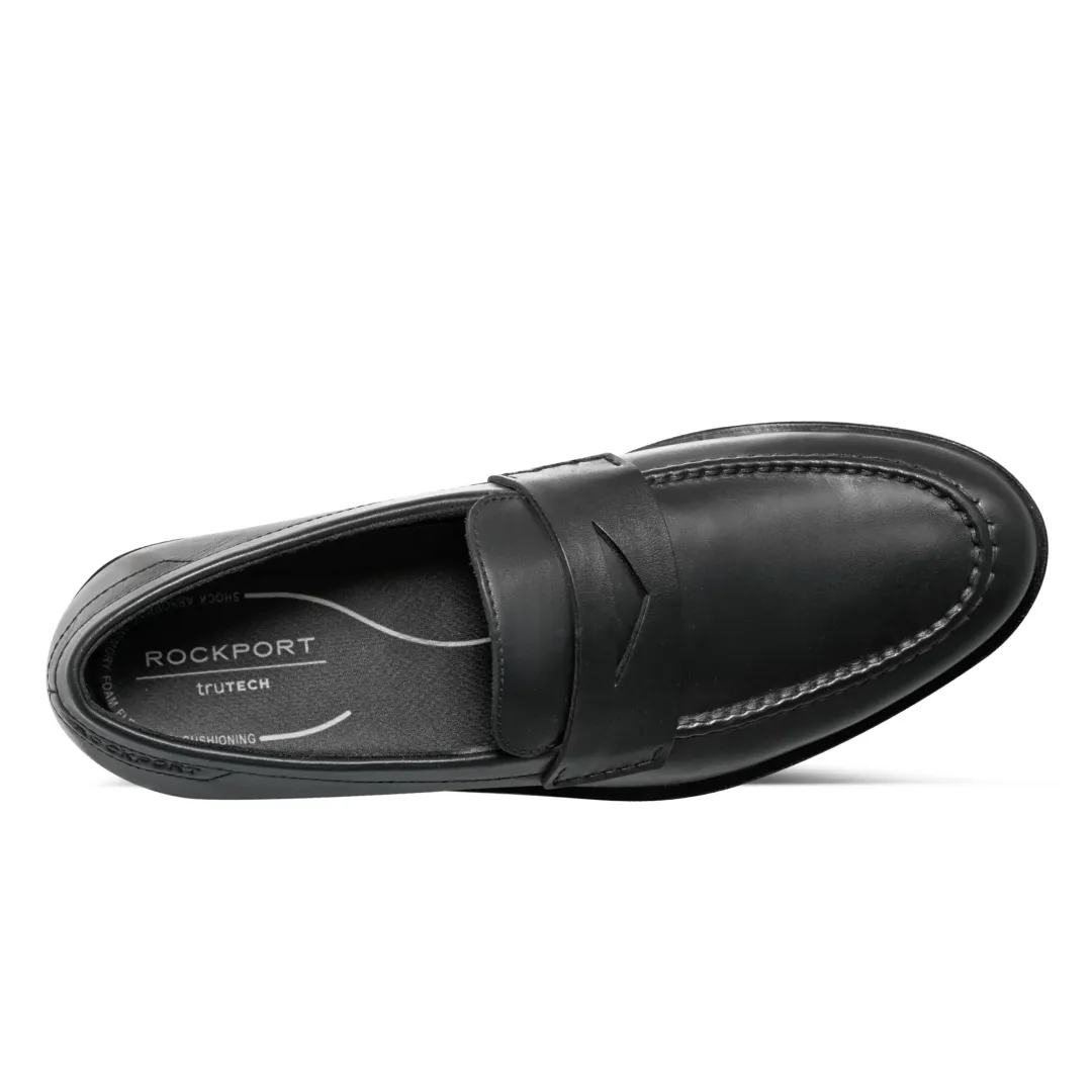 Loafers & Slip-ons|Loafers & Slip-ons>Rockport Men's Sutton Dress Slip-on Penny Loafers Black
