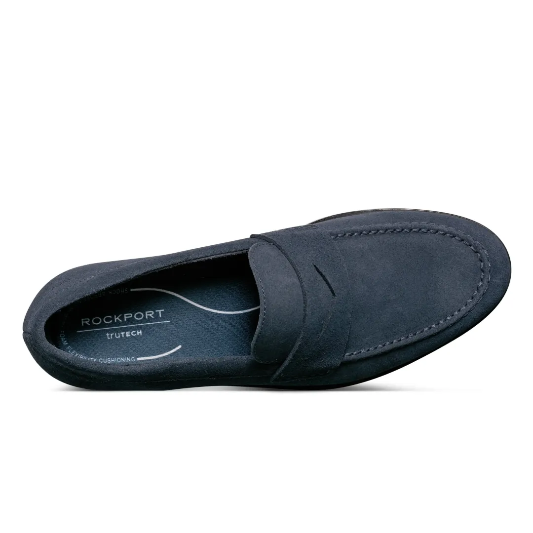 Loafers & Slip-ons|Loafers & Slip-ons>Rockport Men's Sutton Dress Slip-on Penny Loafers DarkBlue