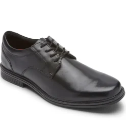 Oxfords & Lace-ups|Oxfords & Lace-ups>Rockport Men's Taylor Waterproof Plain Toe Oxford BLACK