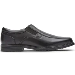 Loafers & Slip-ons|Loafers & Slip-ons>Rockport Men's Taylor Waterproof Slip-On BLACK