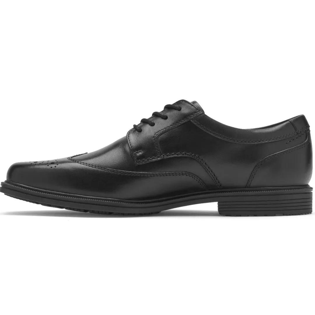 Oxfords & Lace-ups|Oxfords & Lace-ups>Rockport Men's Taylor Waterproof Wing Tip Dress Shoe Black