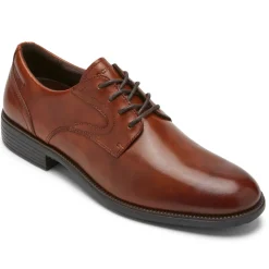Oxfords & Lace-ups|Oxfords & Lace-ups>Rockport Men's Total Motion DresSport Plain Toe Oxford TAN