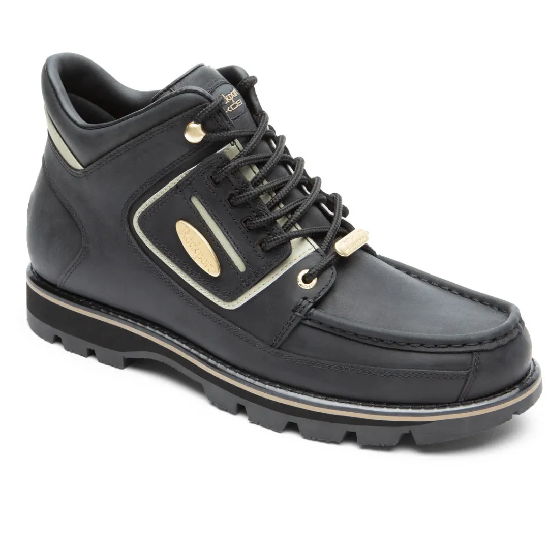 Boots|Boots>Rockport Men's Umbwe II Waterproof Mweka Boot BLACKLEA/GOLD