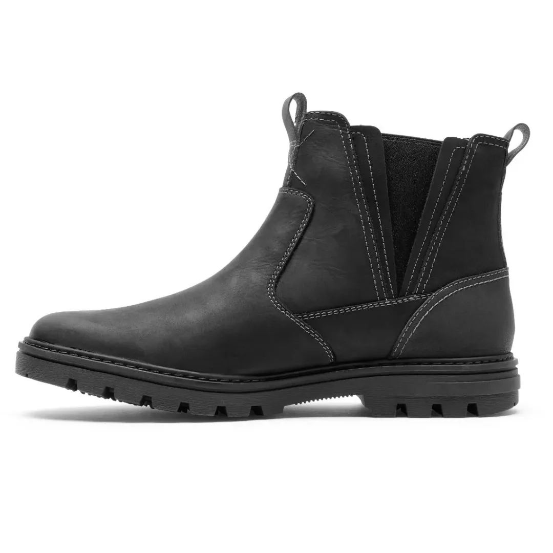 Boots|Boots>Rockport Men's Weather or Not Waterproof Chelsea Boot BLACKLEATHER/SUEDE