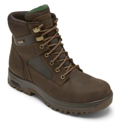 Boots>Rockport Men's 8000Works Waterproof 6-Inch Plain Toe Boot BROWNLEATHER