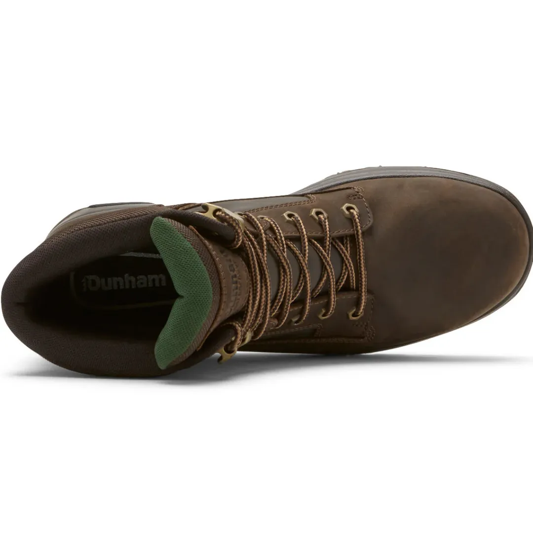 Boots>Rockport Men's 8000Works Waterproof 6-Inch Plain Toe Boot BROWNLEATHER