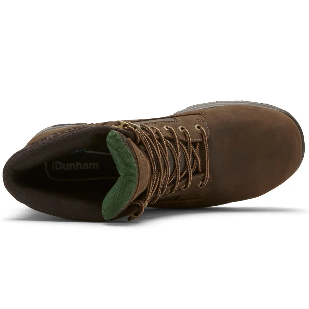 Boots>Rockport Men's 8000Works Waterproof Safety Plain Toe Boot BROWNLEATHER