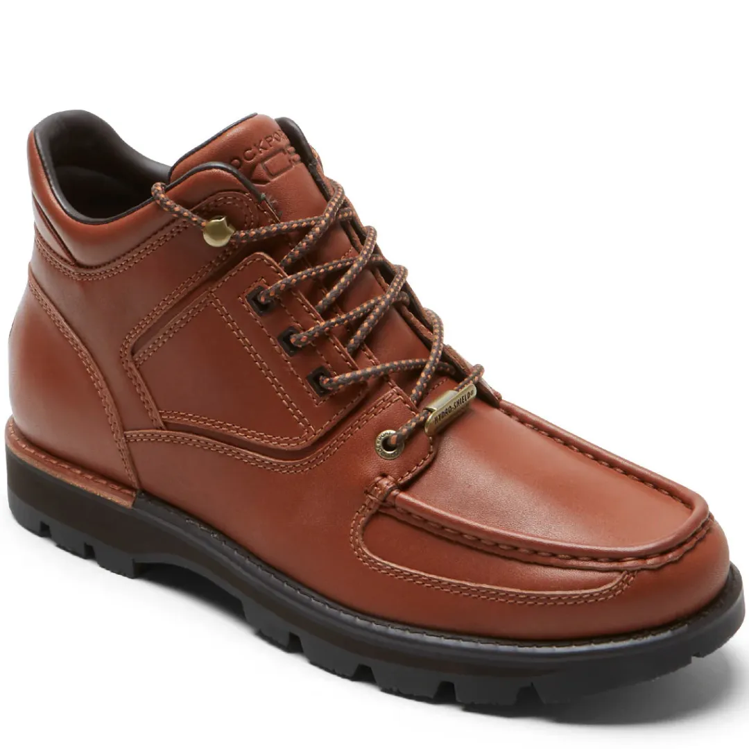 Boots|Boots>Rockport Men's XCS Umbwe II Waterproof Moc Front Trail Boot MAHOGANYLEATHER