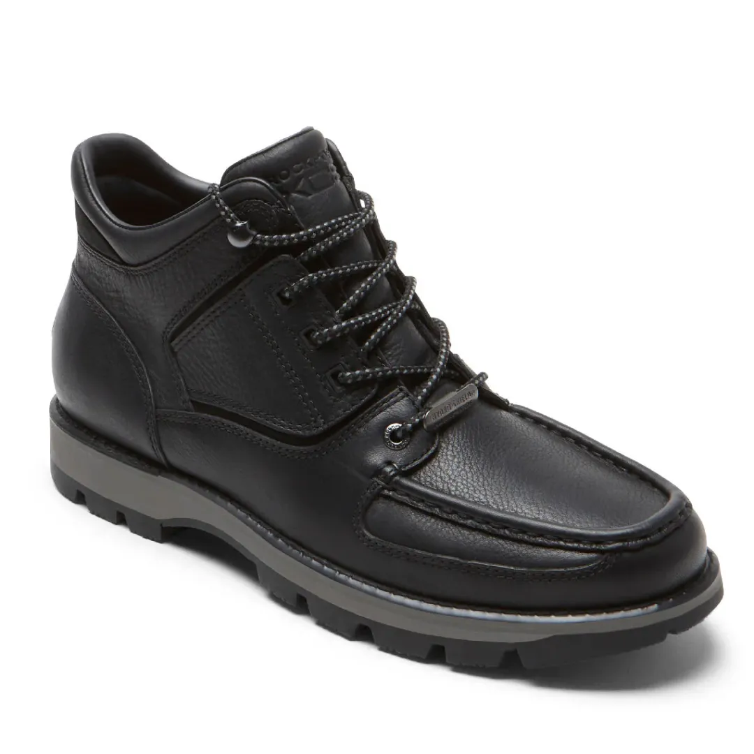 Boots|Boots>Rockport Men's XCS Umbwe II Waterproof Moc Front Trail Boot BLACKLEATHER