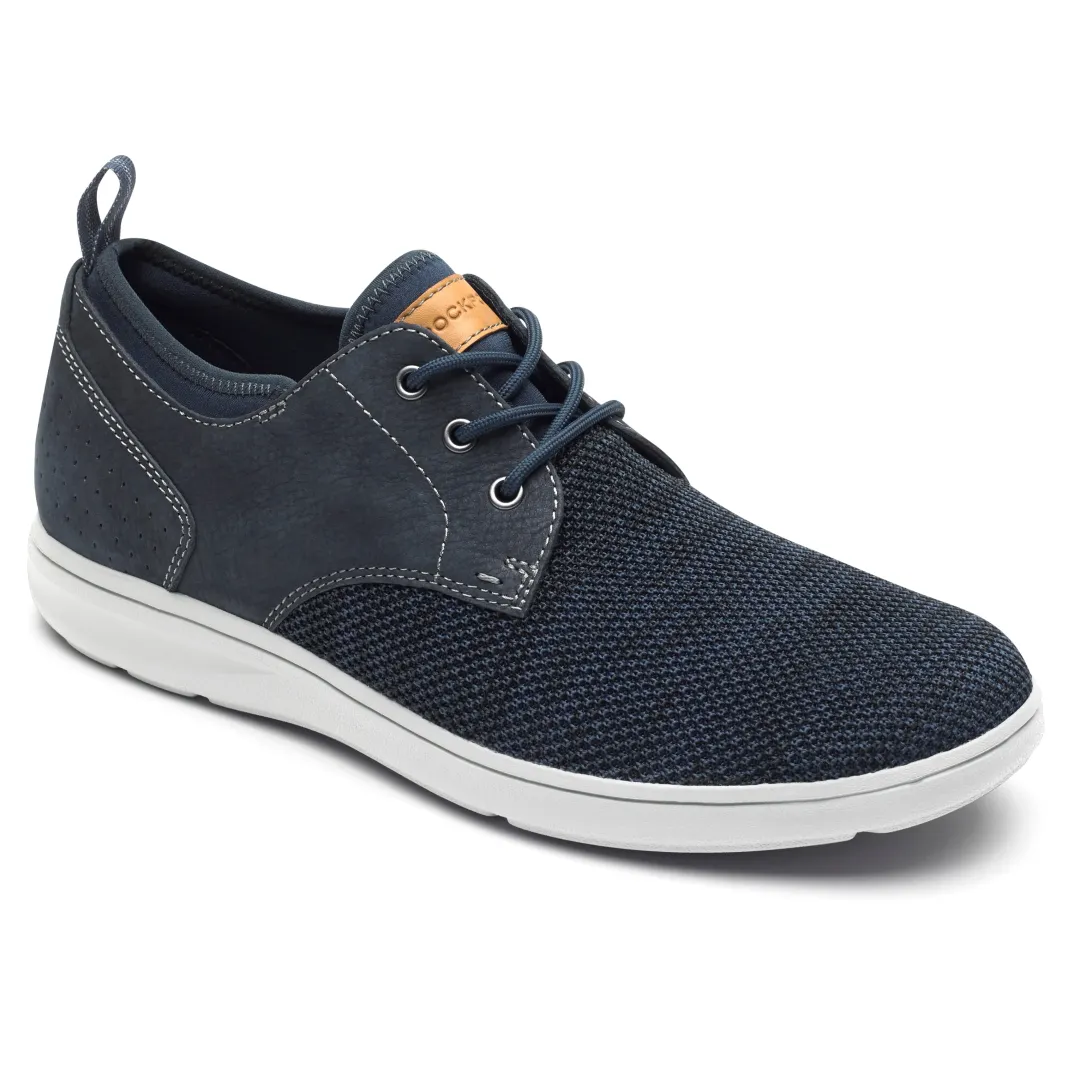 Oxfords & Lace-ups|Oxfords & Lace-ups>Rockport Men's Zaden Plain Toe Oxford NAVYNUBUCK/MESH