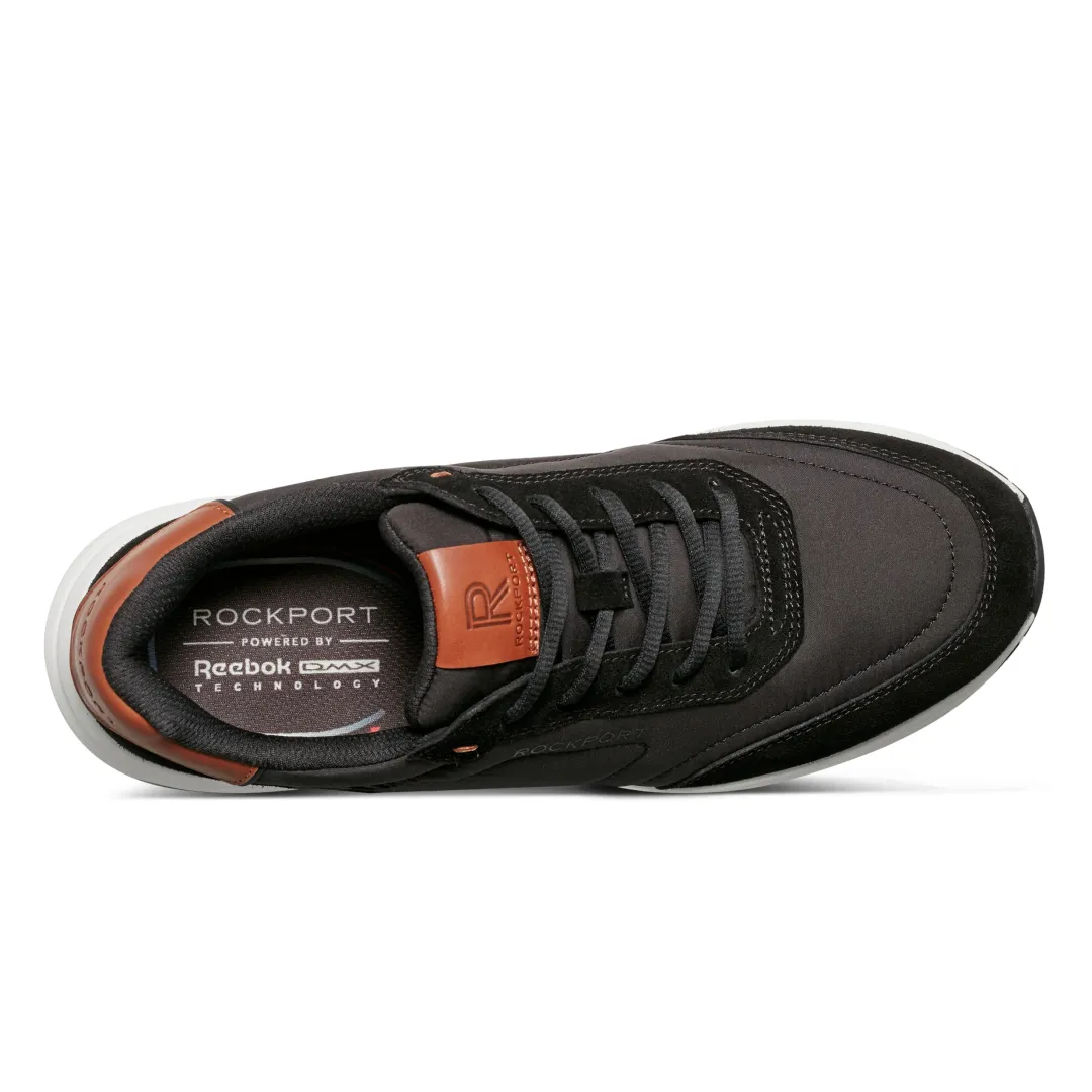 Sneakers|Sneakers>Rockport X Reebok Men's DMX™ Brock Casual Lace-up Sneakers Black