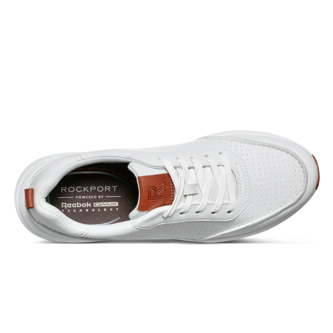 Sneakers|Sneakers>Rockport X Reebok Men's DMX™ Bowen Casual Lace-up Sneakers White