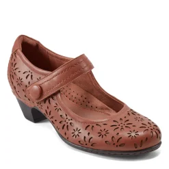 Heels>Rockport Women's Alesia Perforated Mary Jane Heel MediumNatural
