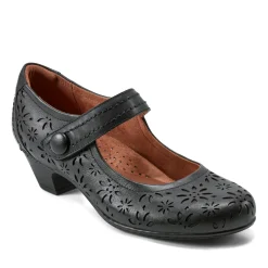 Heels>Rockport Women's Alesia Perforated Mary Jane Heel Black