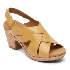 Sandals>Rockport Women's Alleah Slingback Sandal SweetCorn