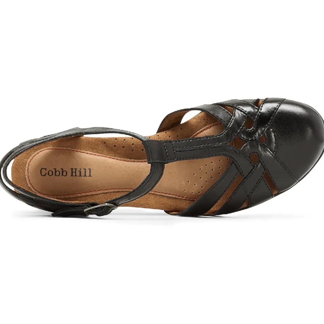 Heels>Rockport Women's Aubrey T-Strap Heel BLACK