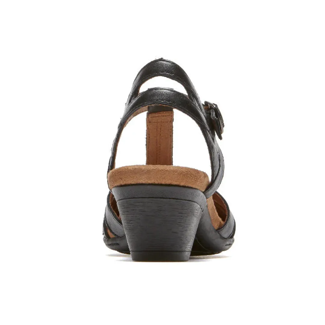 Heels>Rockport Women's Aubrey T-Strap Heel BLACK